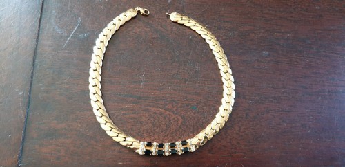 Collier plaque vintage - collier,