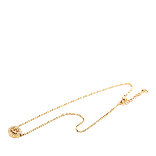 Dior plaqué strass logo - plaqué, cd